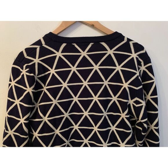 Polo Ralph Lauren Geometric Cardigan Sweater Women's Small Youth XL Dual Layer - Picture 6 of 12